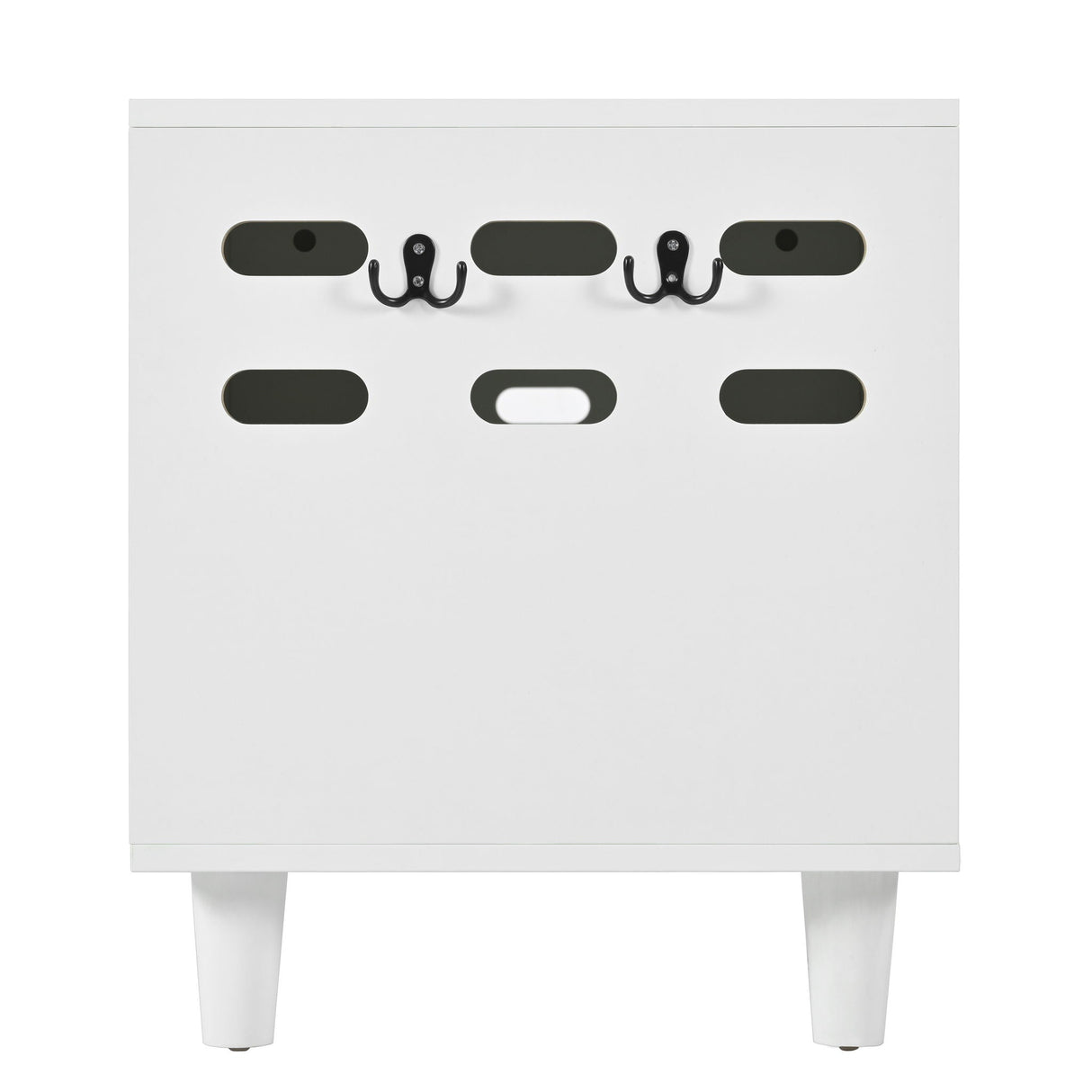 Furniture Style Cat Cabinet Cat Litter Box With Sisal Scratching Door - Cream White