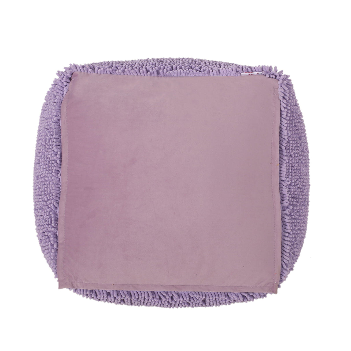 Spongy Microfiber Square Pouf Soft Seating