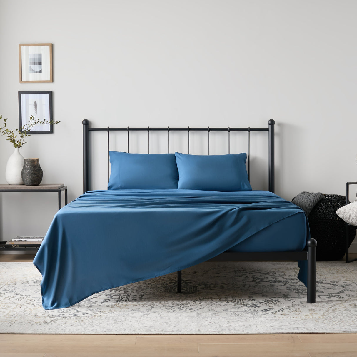 Weekender 90gsm Bamboo Sheet Set Twin XL Blue