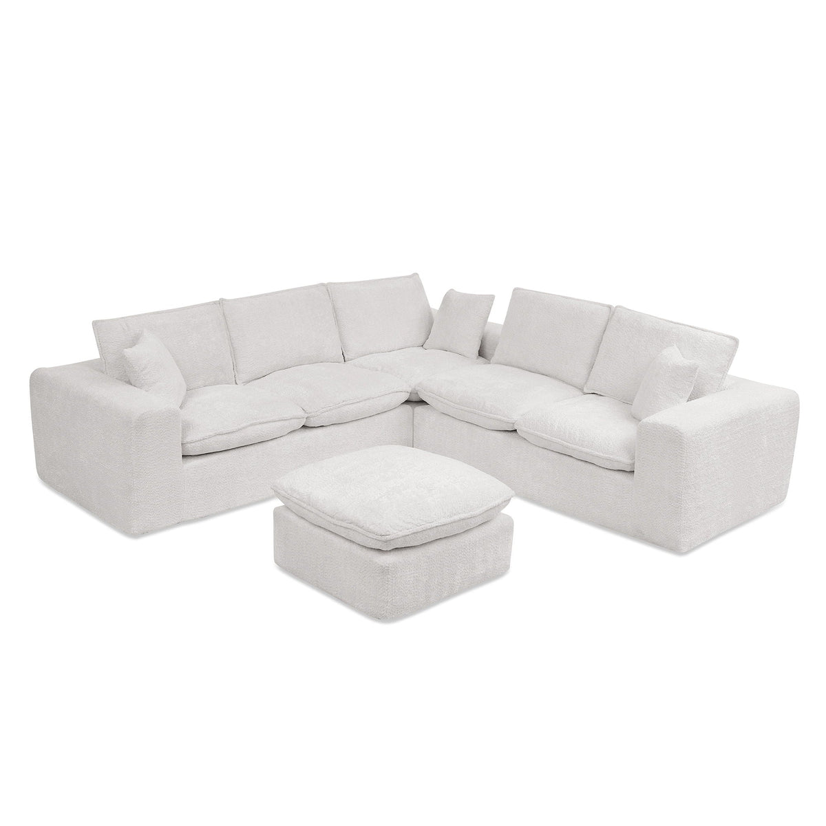 Sectional Sofa With Moveable Ottoman