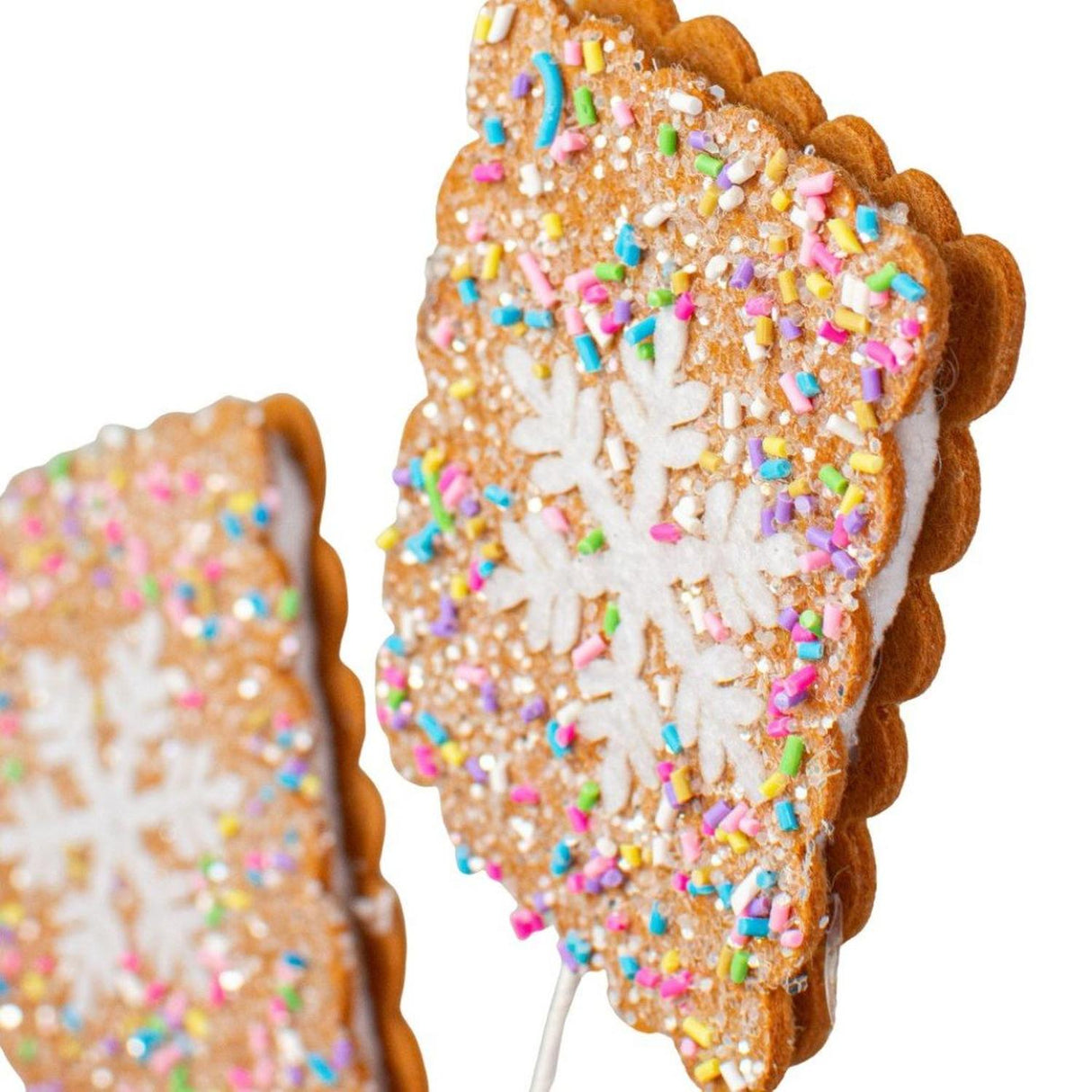 28" Snowflake Sprinkle Sandwich Cookie Spray