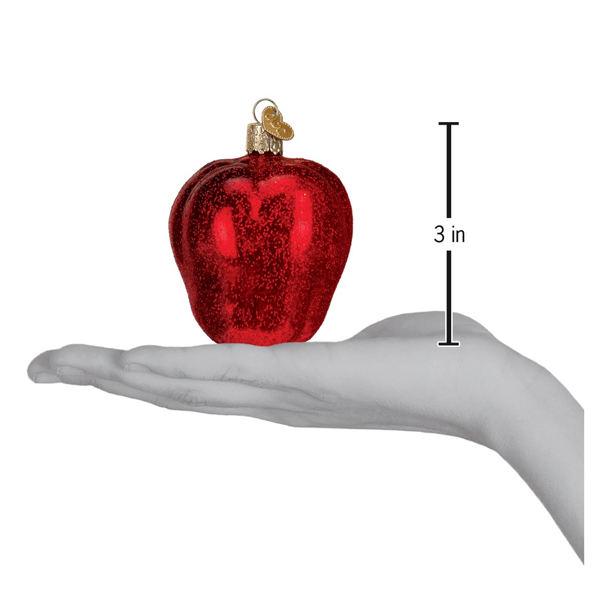 Red Delicious Apple Ornament by Old World Christmas