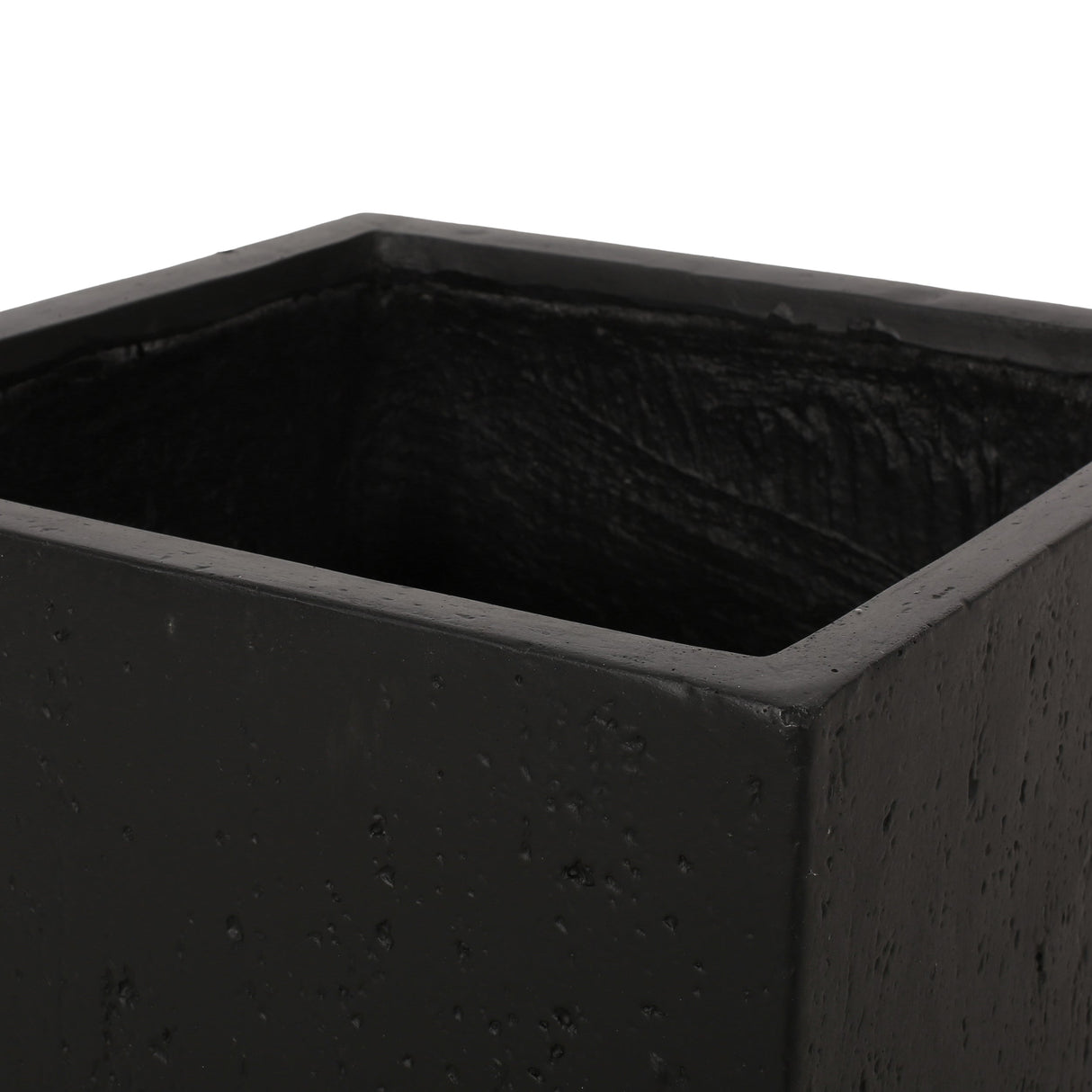 21.5' L Outdoor Magnesium Oxide Planter in Black