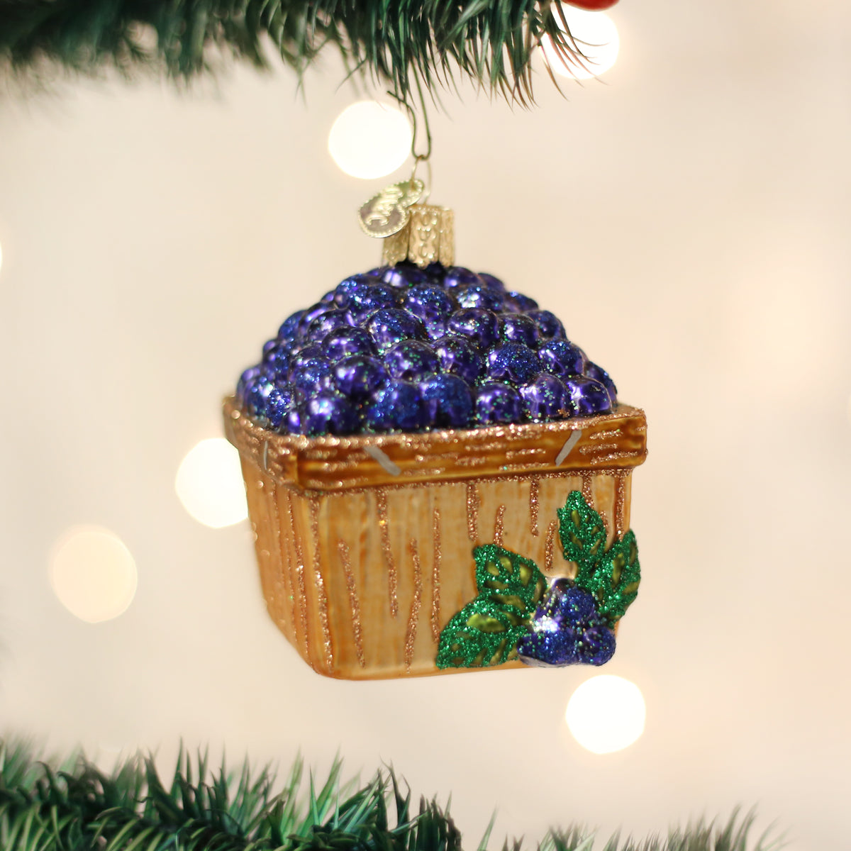 Basket-Of-Blueberries-Christmas-Ornaments