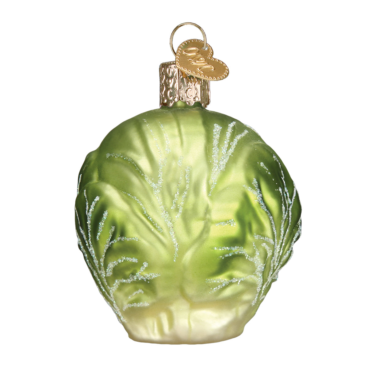 Brussel Sprout Ornament 2.5x2x2 Inches