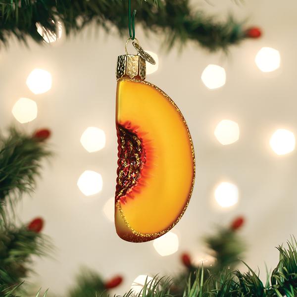 Peach-Slice-Ornament-Christmas-Ornaments
