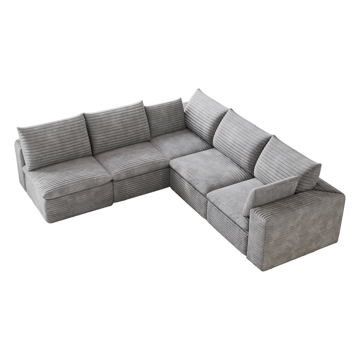 Cloud Sofa - 99*103" Corduroy Fabric