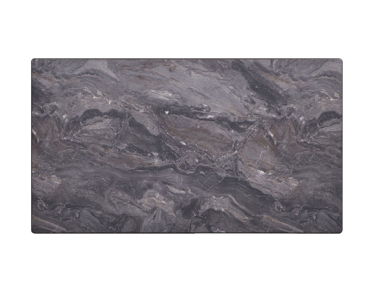 Bevis Engineered Stone Top Dining Table - Walnut