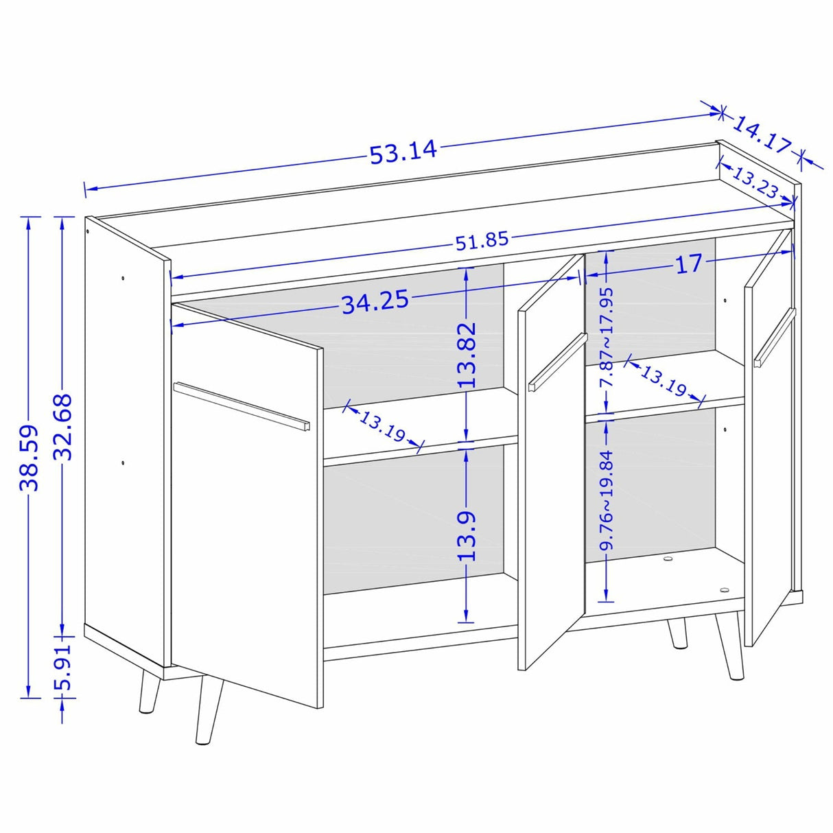 Bradley - Sideboard