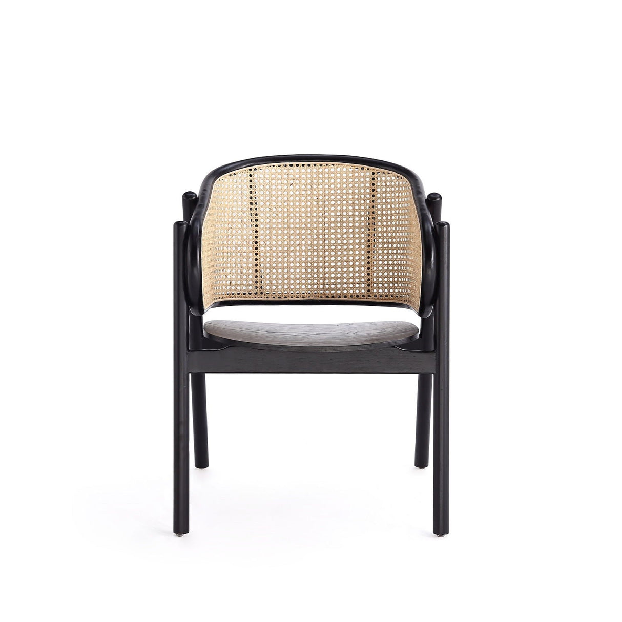 Versailles - Accent Armchair - Black / Natural