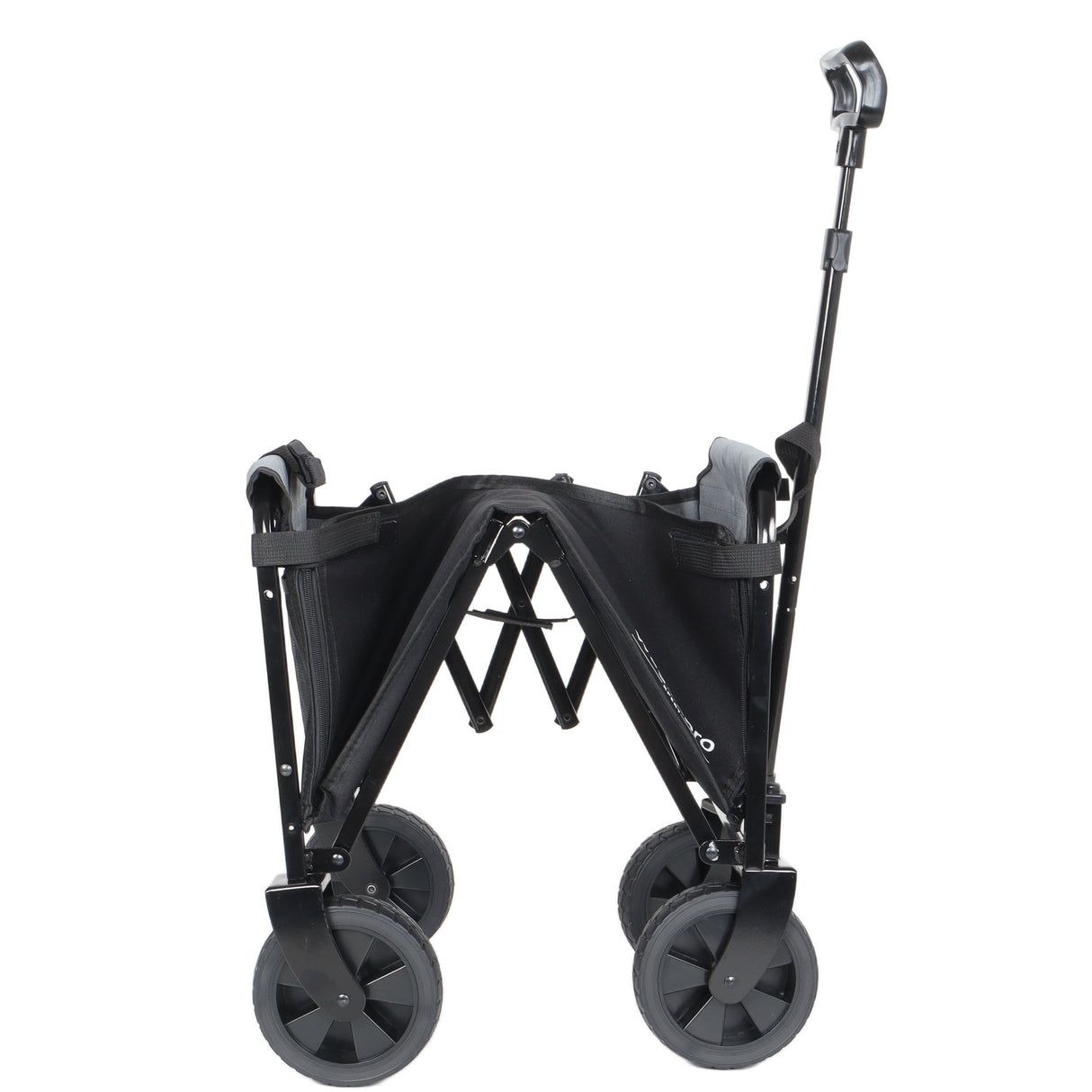 All-in-One Convertible Folding 4-Wheel Trolley with Bench Seat