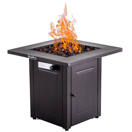 28in-Propane-Fire-Pit-Table-with-Lava-Stone-and-Lid-Fire-Pits
