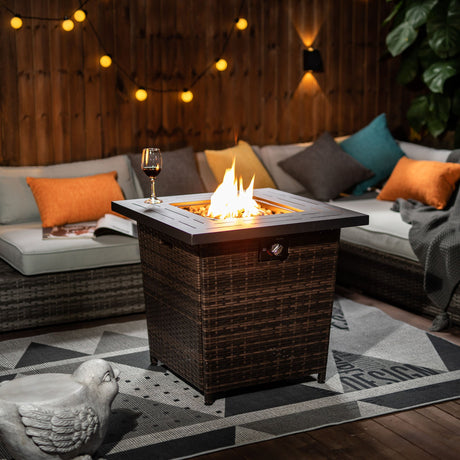 Wicker-square-fire-pit-table-Fire-Pits