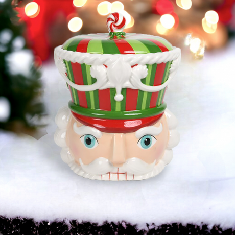 Red-Green-Nutcracker-Cookie-Jar-Food-Storage-Containers