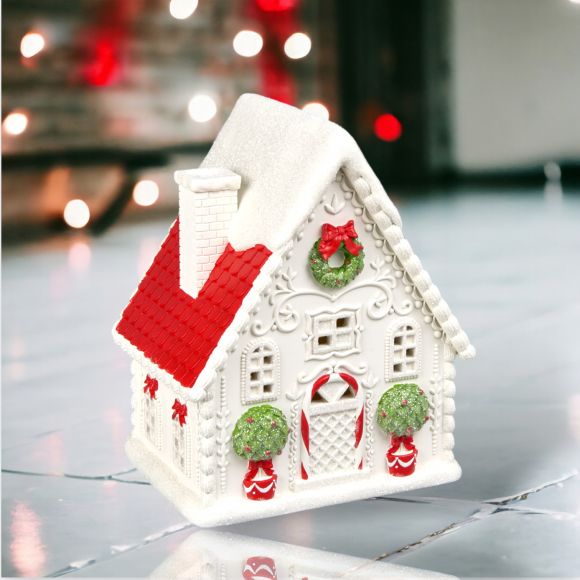 CITY SIDEWALKS LED COTTAGE HOUSE