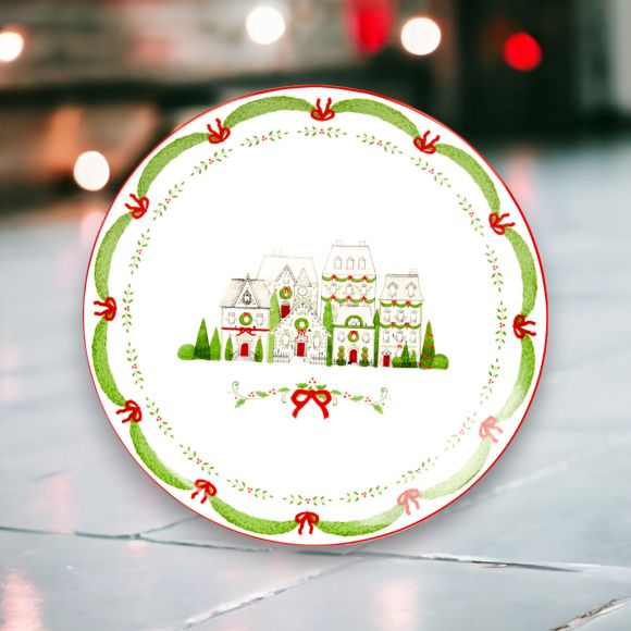 10" CITY SIDEWALKS DINNER PLATE