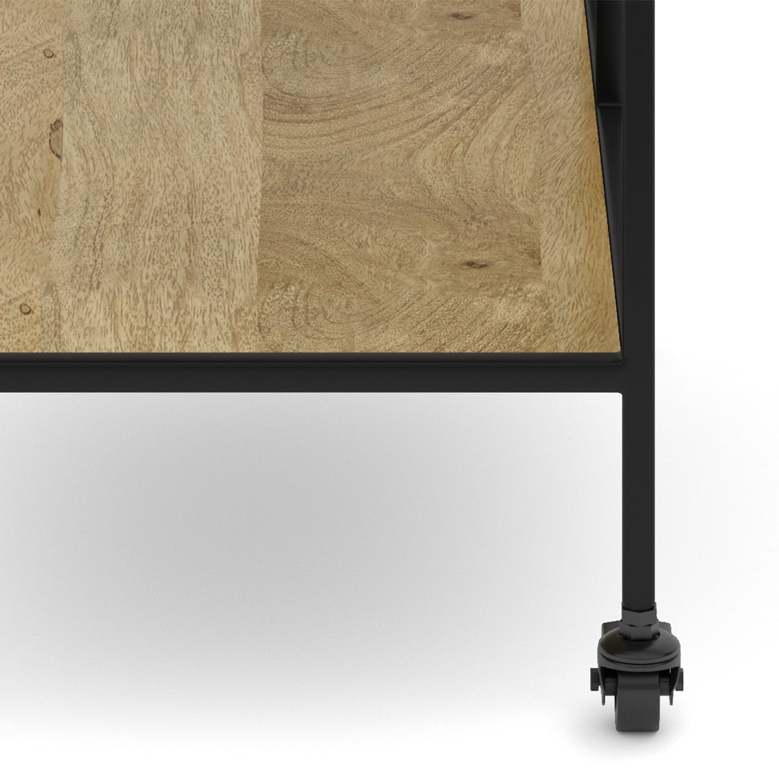 29" Bar Cart with Tray Top and Caster Wheels - Bar Carts