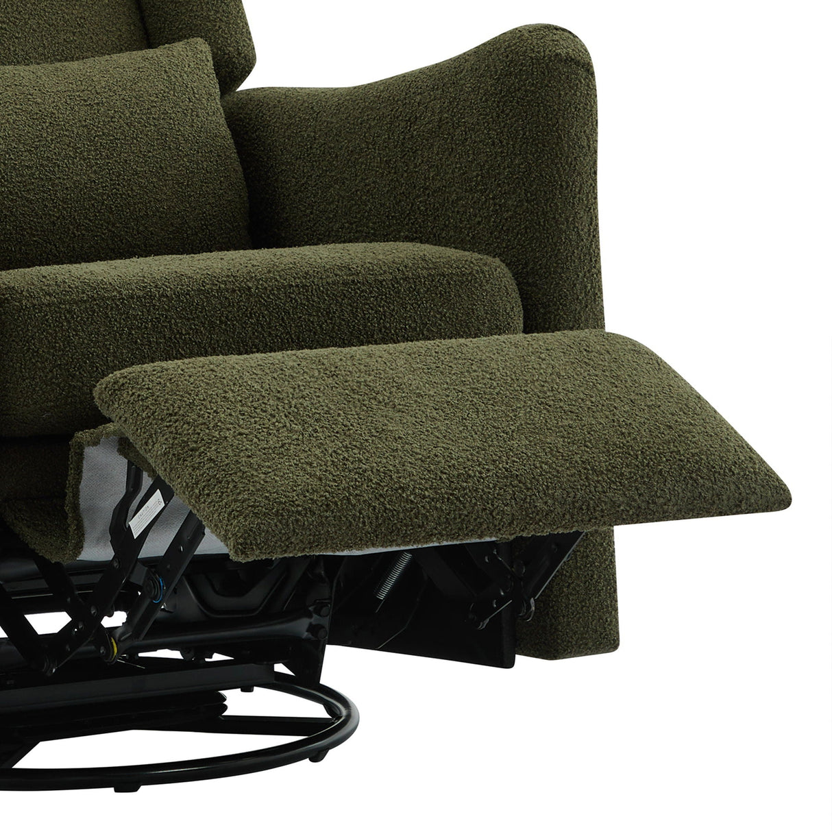 Wide Wingback Swivel Glider Rocker Recliner Chair