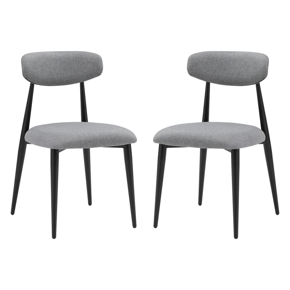 Modern Dining Chairs Set of 2 Grey