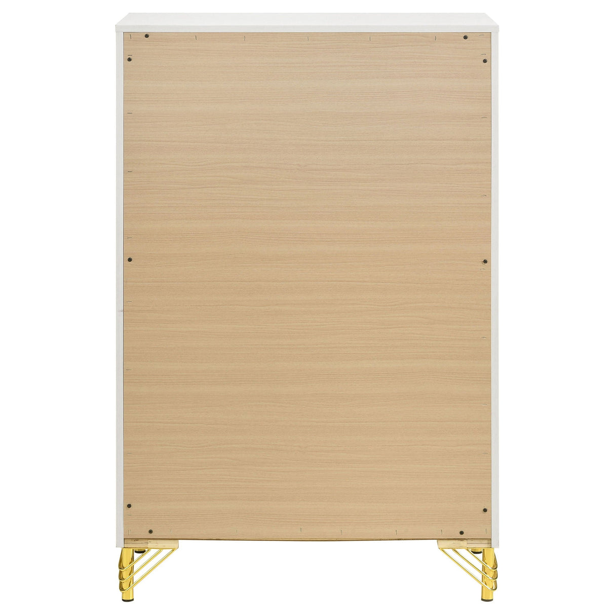 Chesney - 5 Drawer Chest With Trim - White