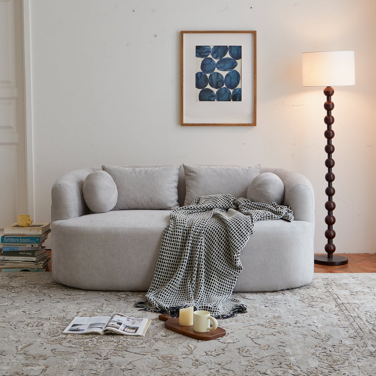 Sofa-in-a-Box, Memory Foam 2-Seater Couch