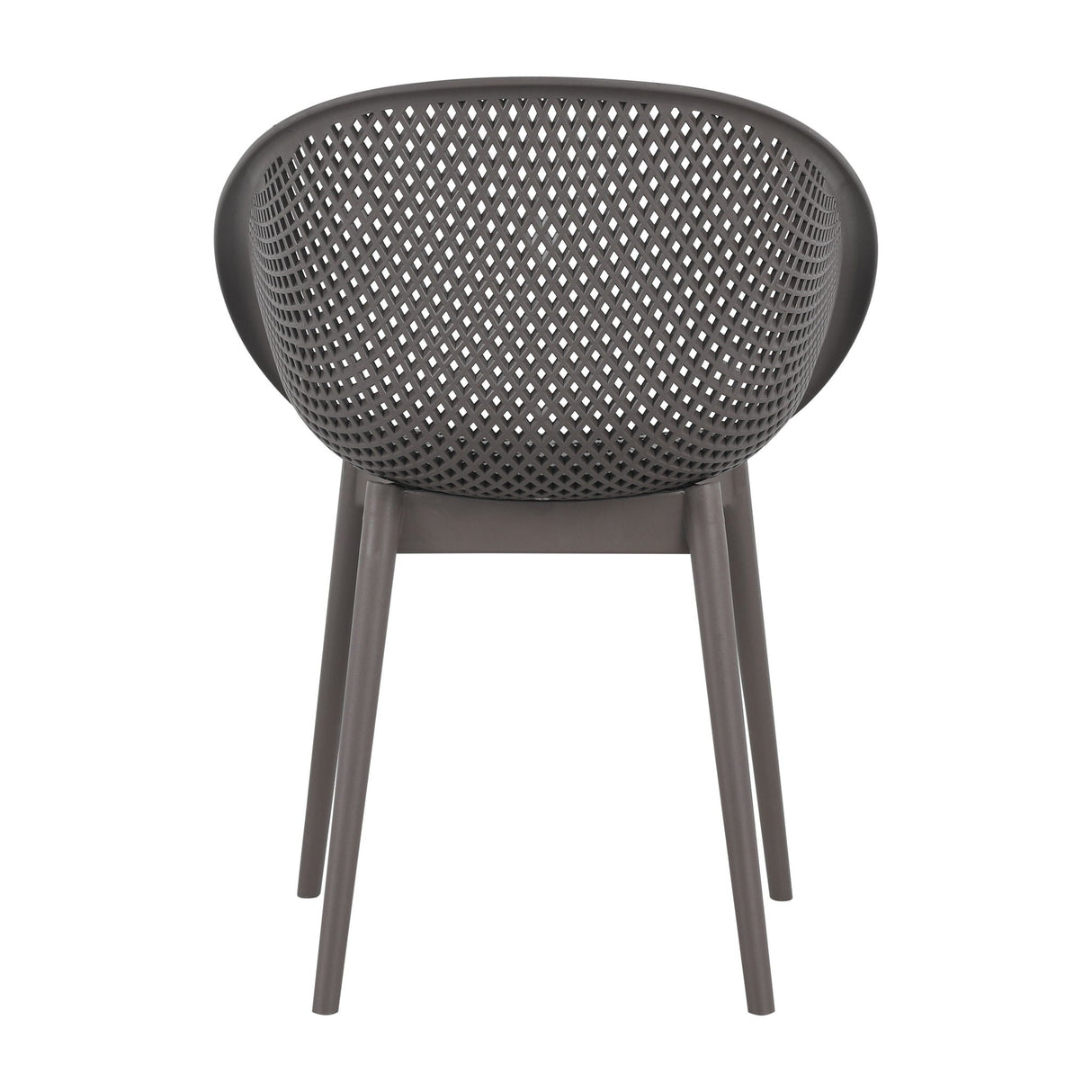 2 Piece Durable Single Chair With Hollow Out Design
