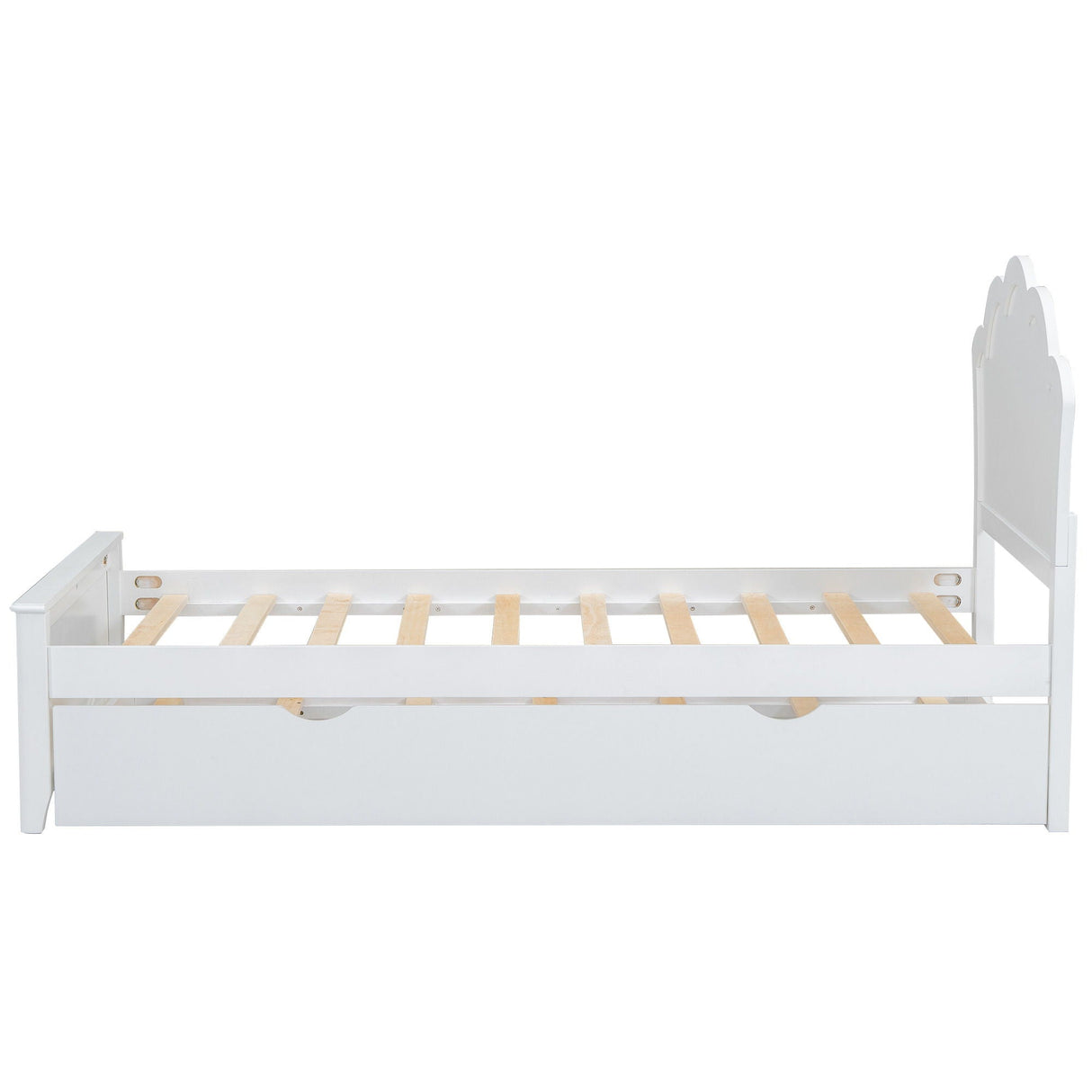 Platform Bed With Headboard And Trundle