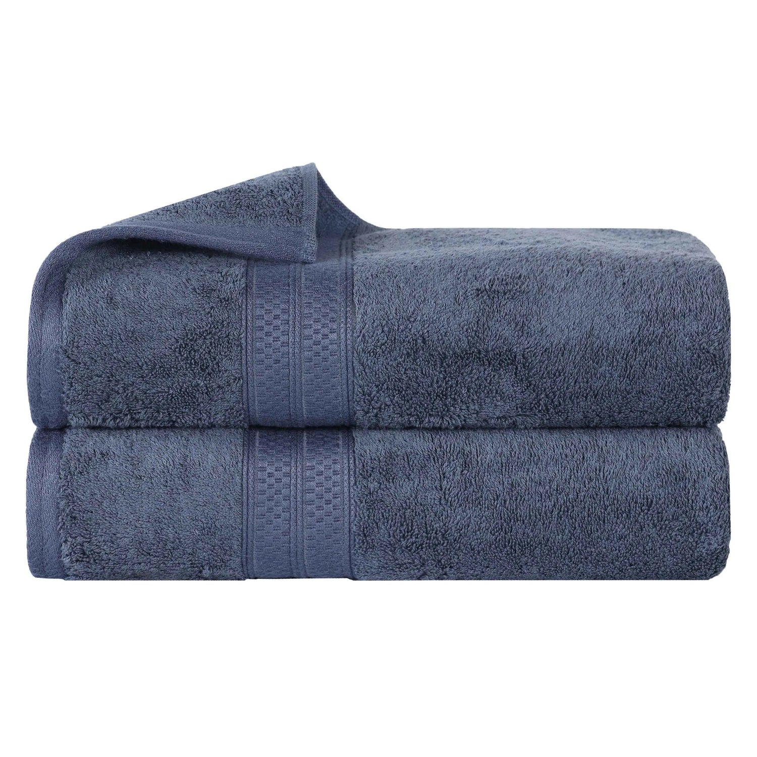 Rayon from Bamboo Cotton Blend Bath Towel Set of 2 - Bath Towel by Superior Brand