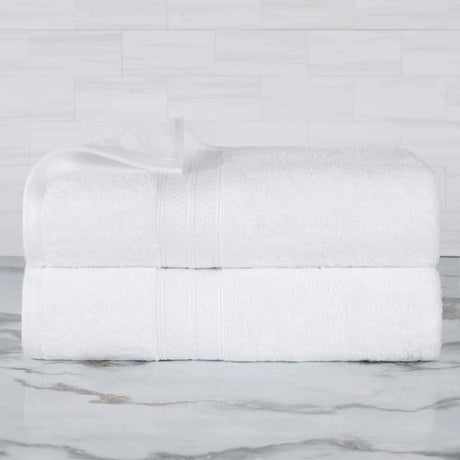 Rayon from Bamboo Cotton Blend Bath Towel Set of 2 - Bath Towel by Superior Brand