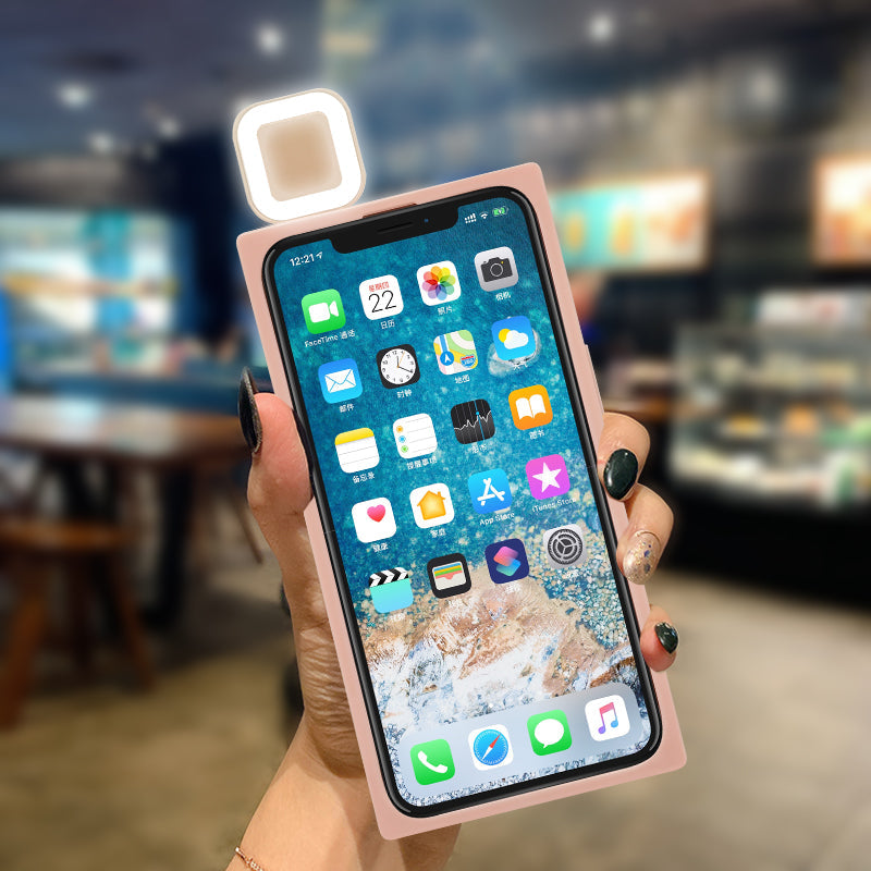 Ring Selfie Flip Light iPhone Case - 3 Colors