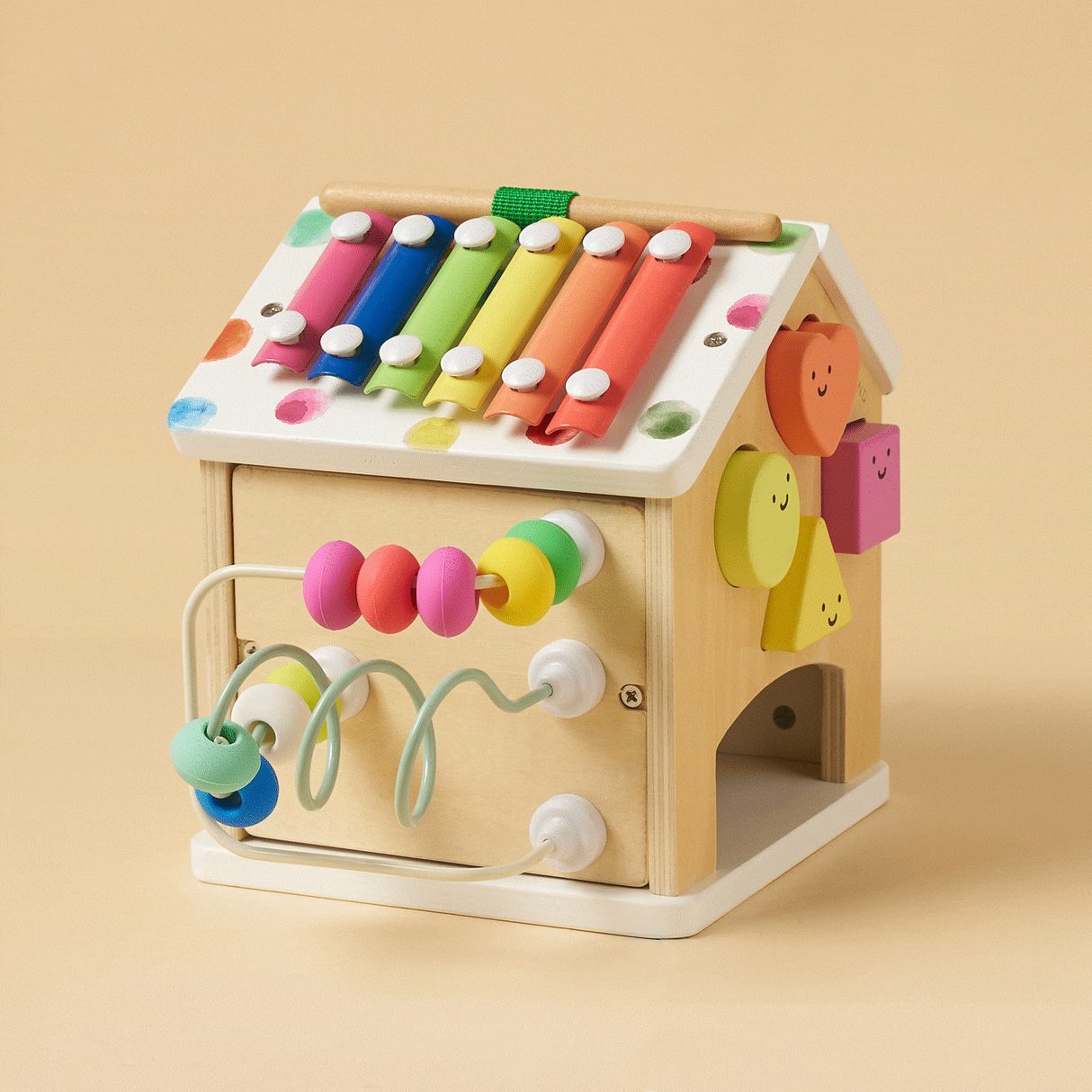 Brain & Hands Playset β Montessori Box (4β6 Months) + Activity Cube
