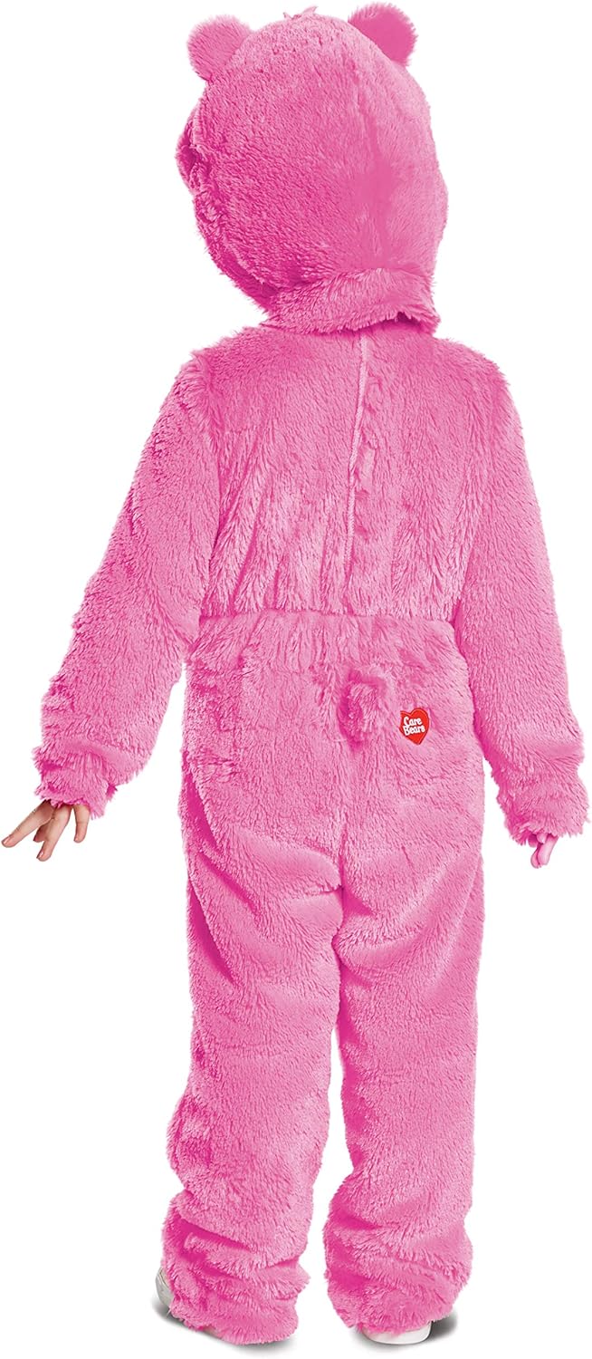 Disguise Cheer Bear Deluxe Plush Child Costume, Pink, (12-18 Months)