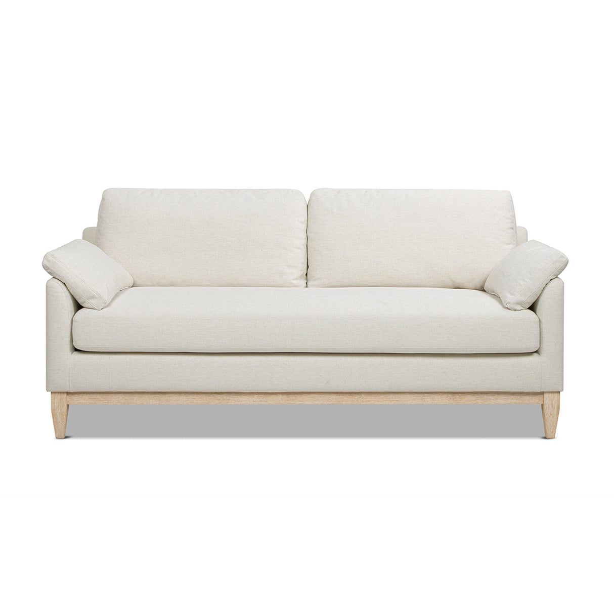 Pasadena 75.5" Modern Farmhouse Sofa in Flax