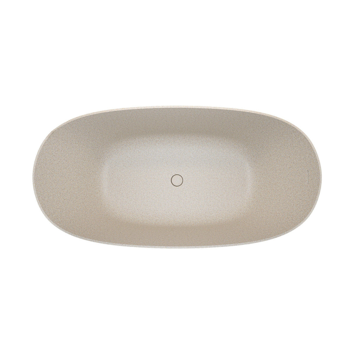 61'' Freestanding Bathtub with Overflow and Pop-up Drain