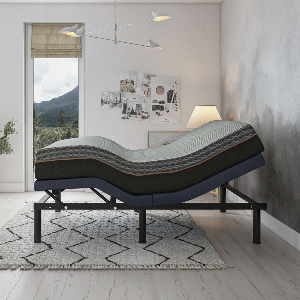 Bed Tech 2000 King Adjustable Bed Base With Full-Range Positions Adjustment