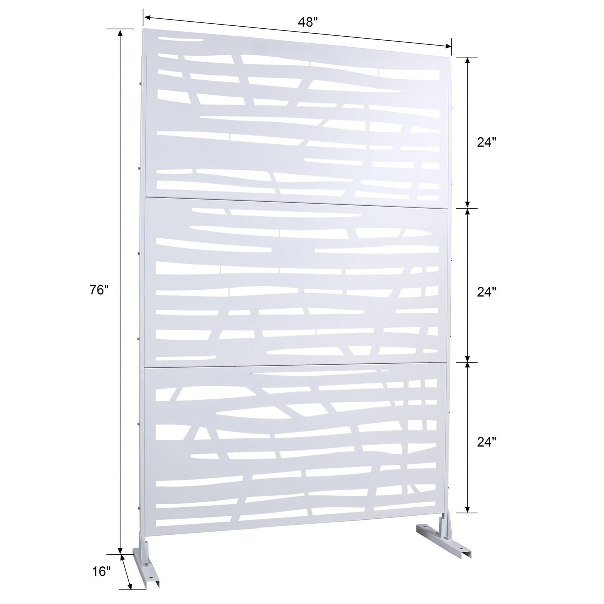 Outdoor & Indoor Privacy Screen Metal Privacy Screen