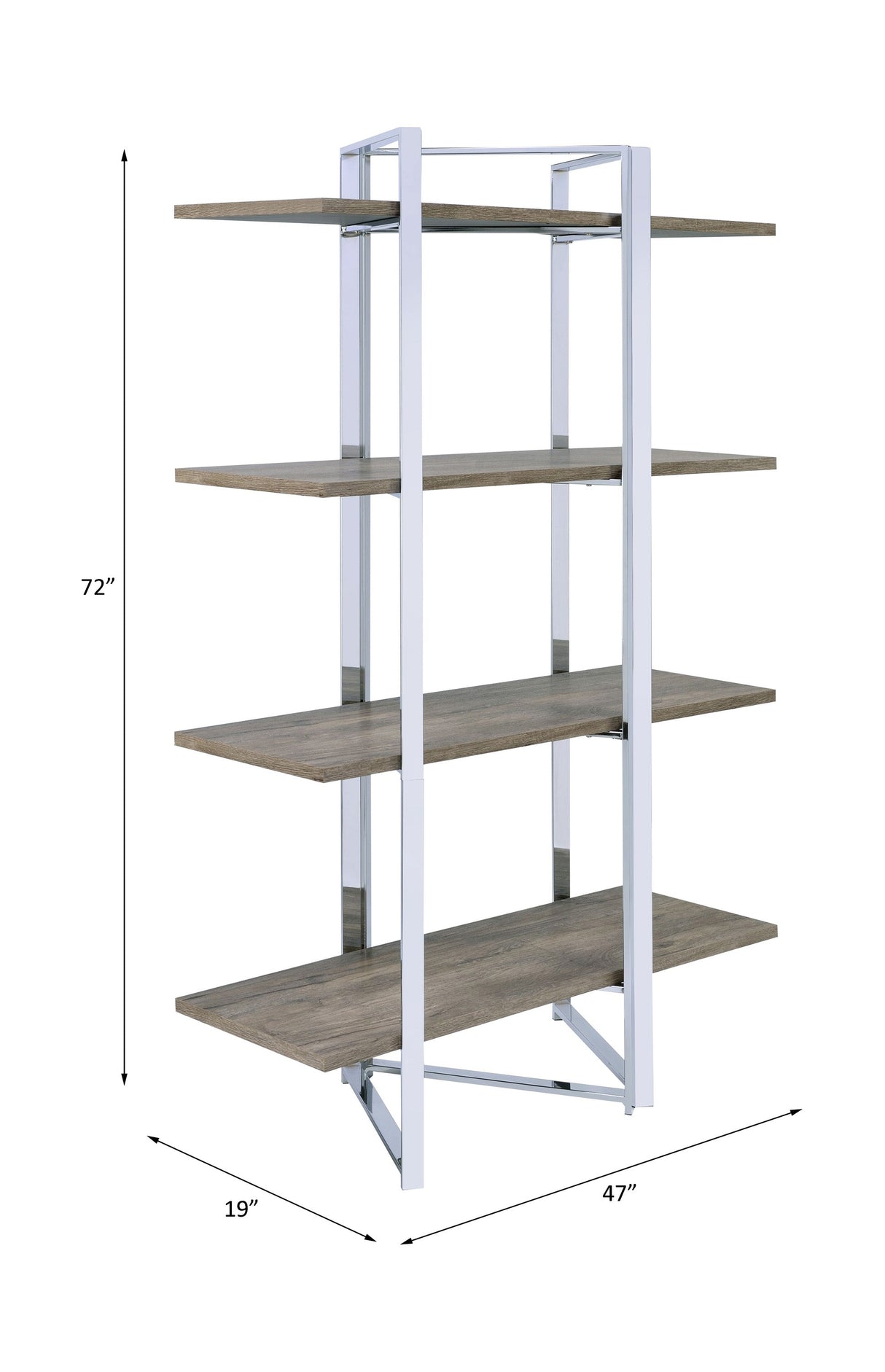 Libby Rectangular Etagere Bookshelf
