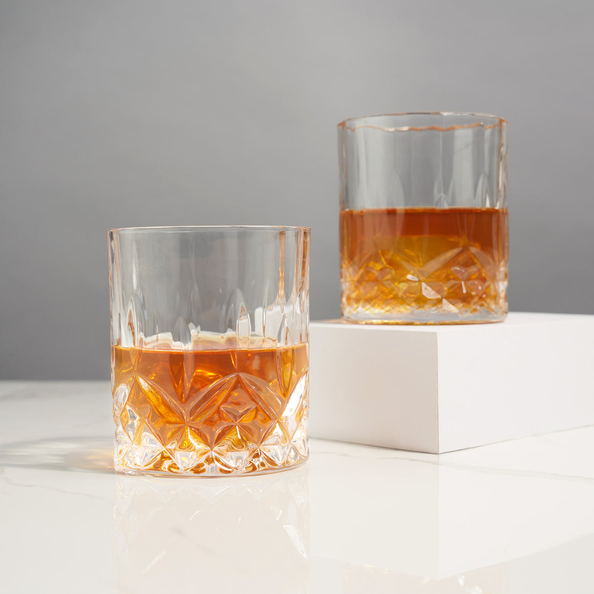 Admiral™ Crystal Rocks Glasses Viski®