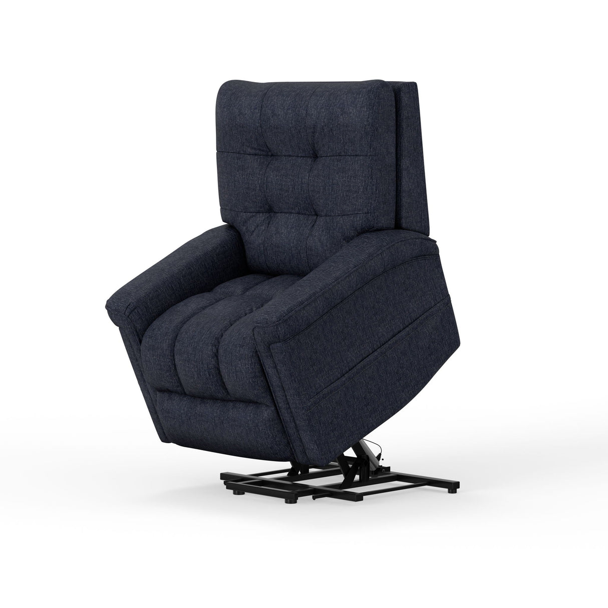 Velour Power Lift Chair - Blue