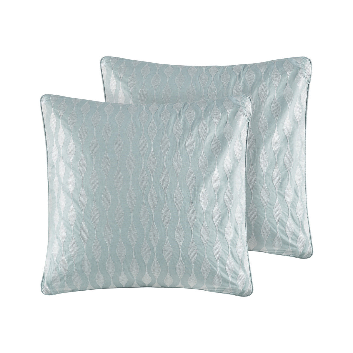 White King Comforter Set with Coastal Embroidery - 100% Cotton