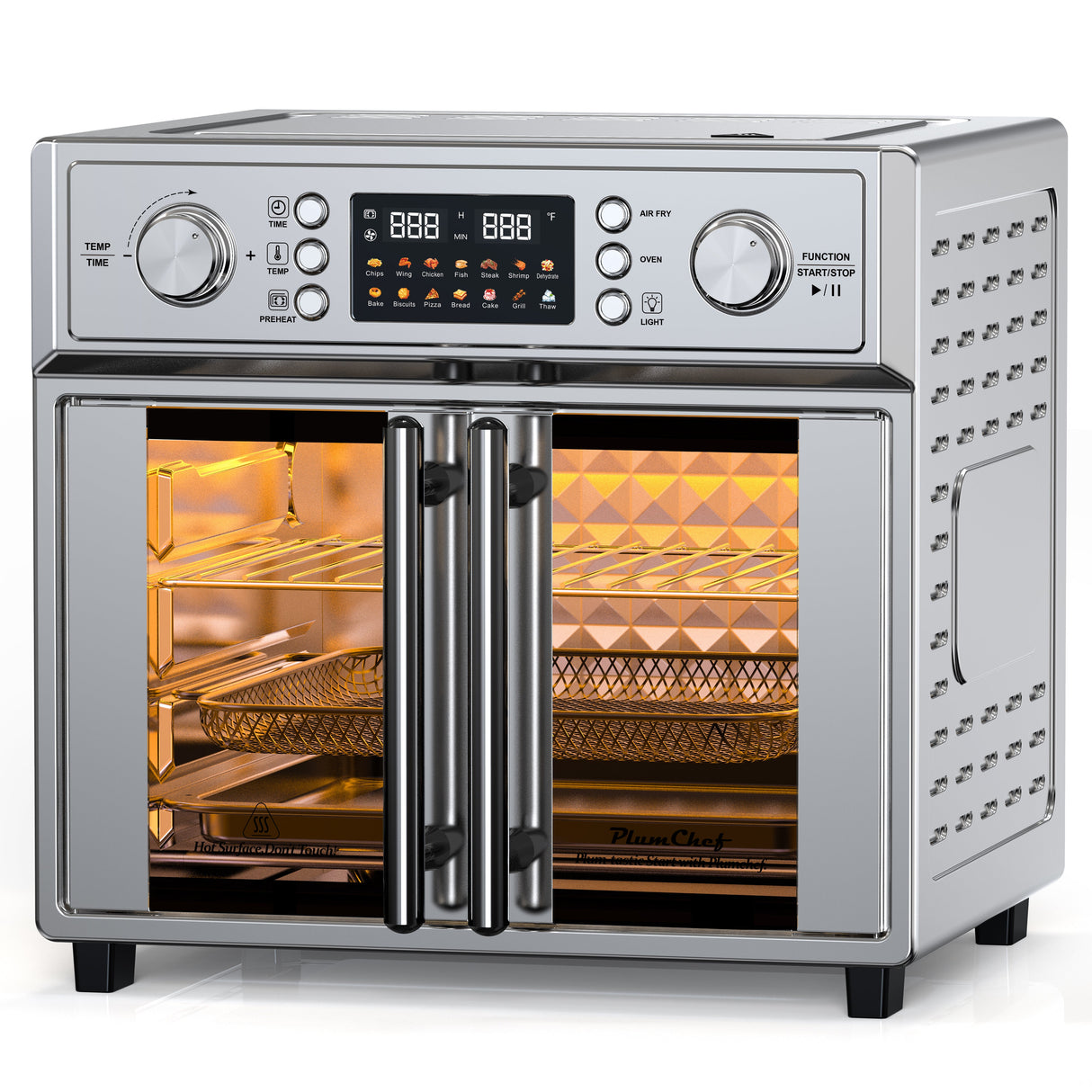 PlumChef 26QT Large Capacity French Double-Door Air Fryer