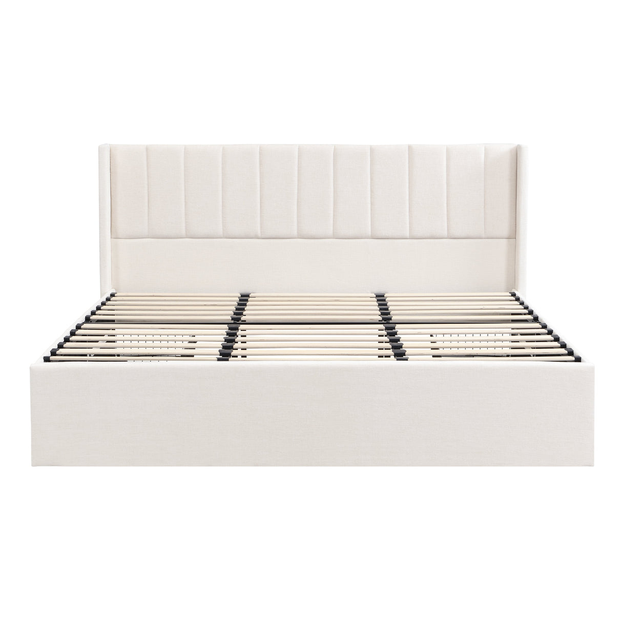 Large-Capacity Upholstered Storage Bed with Drawers