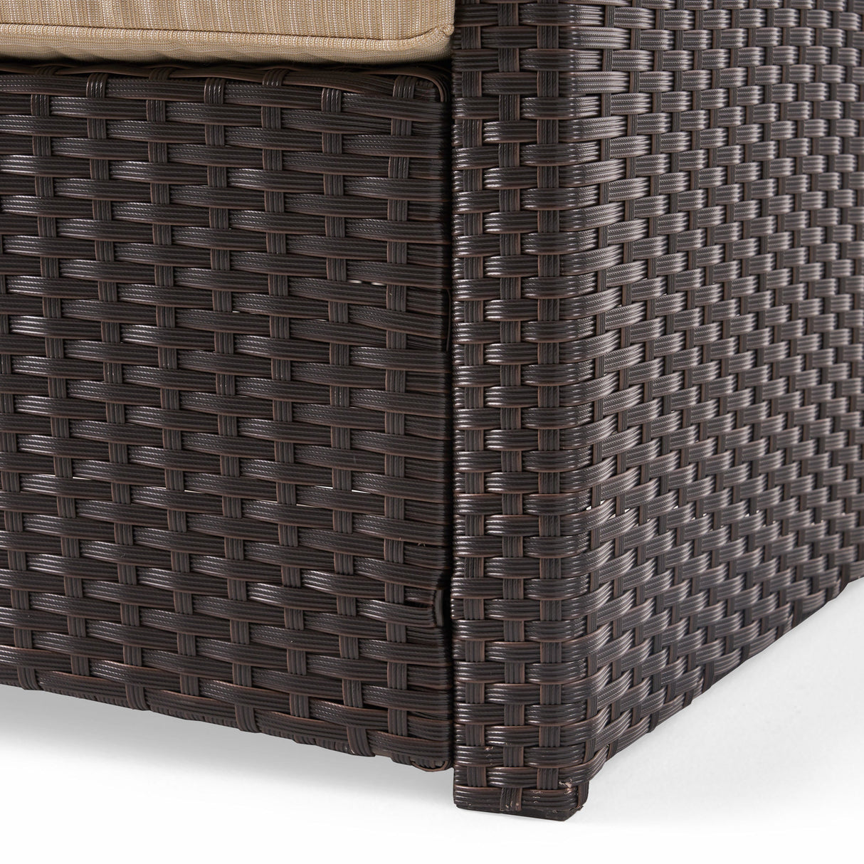 The All-Weather Steel-Framed Three-Seater Patio Sofa