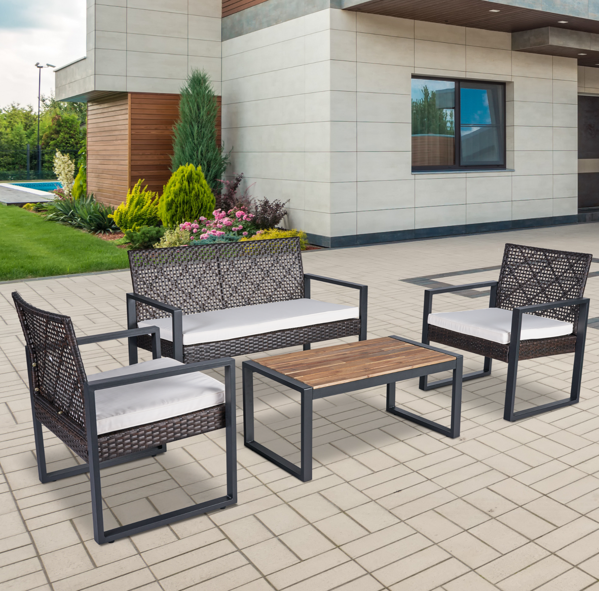 4-Piece Patio Furniture Set