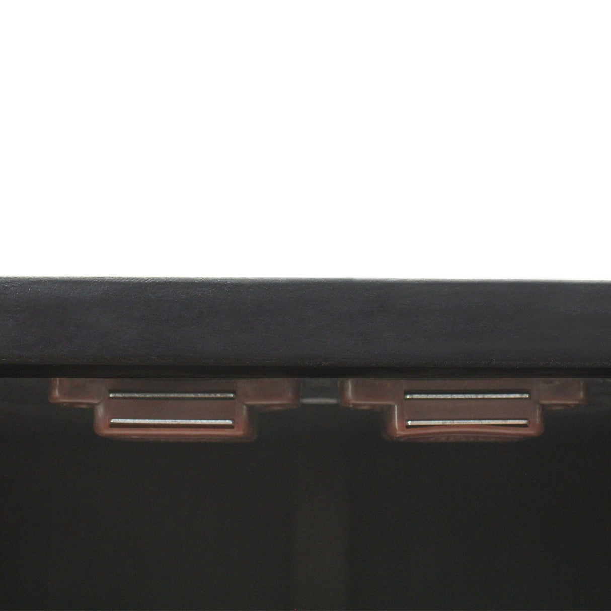 2 Door Storage Cabinet With Adjustable Shelf - Black