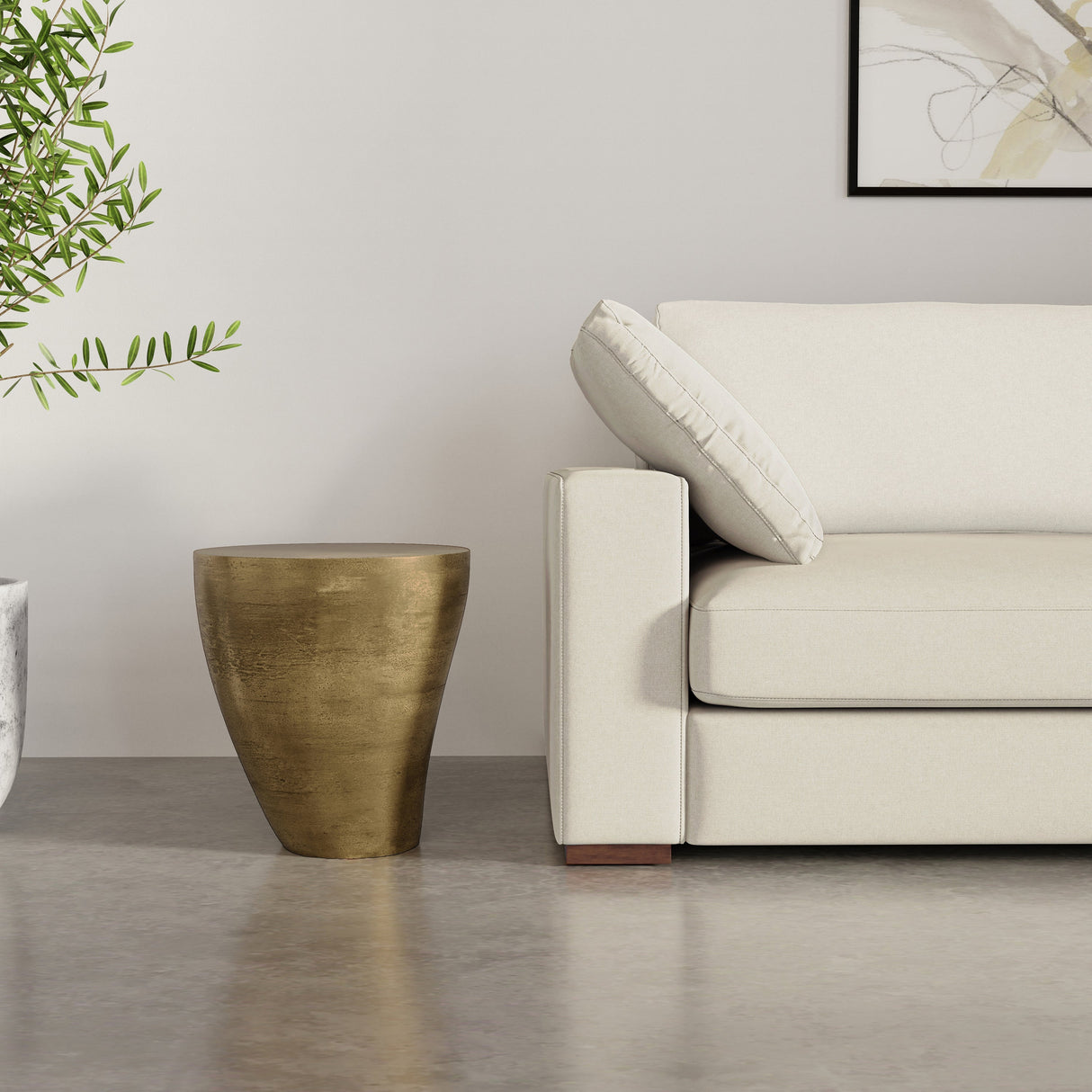 Cavan Cast Aluminum Side Table