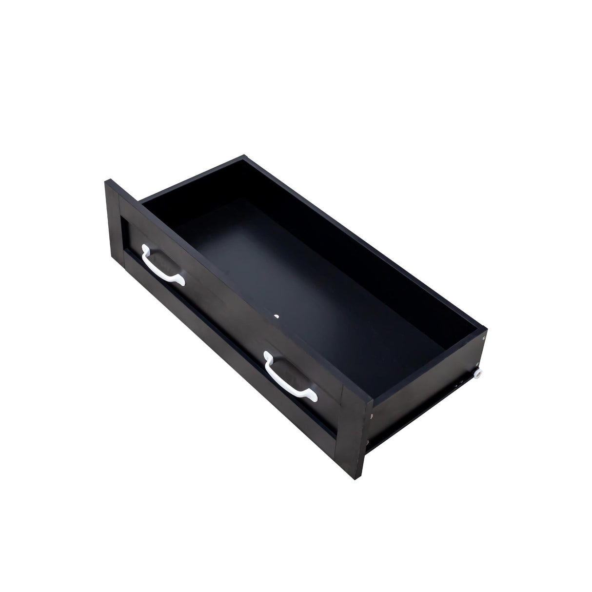 Modern Black Side Cabinet with 6 Drawers