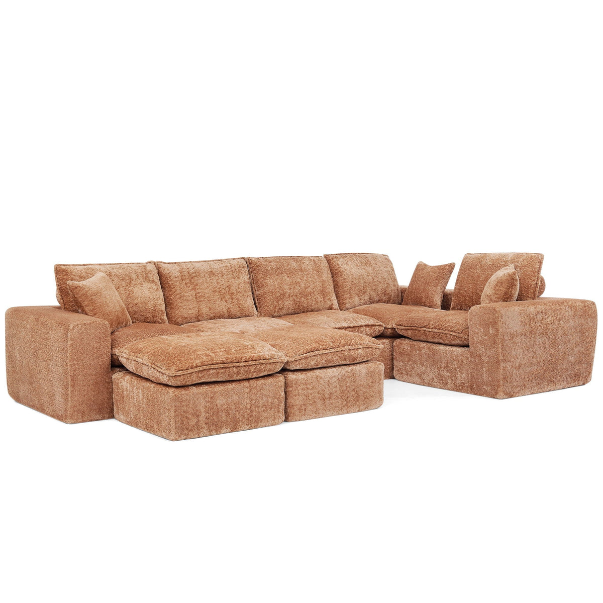 Sectional Sofa With Moveable Ottoman