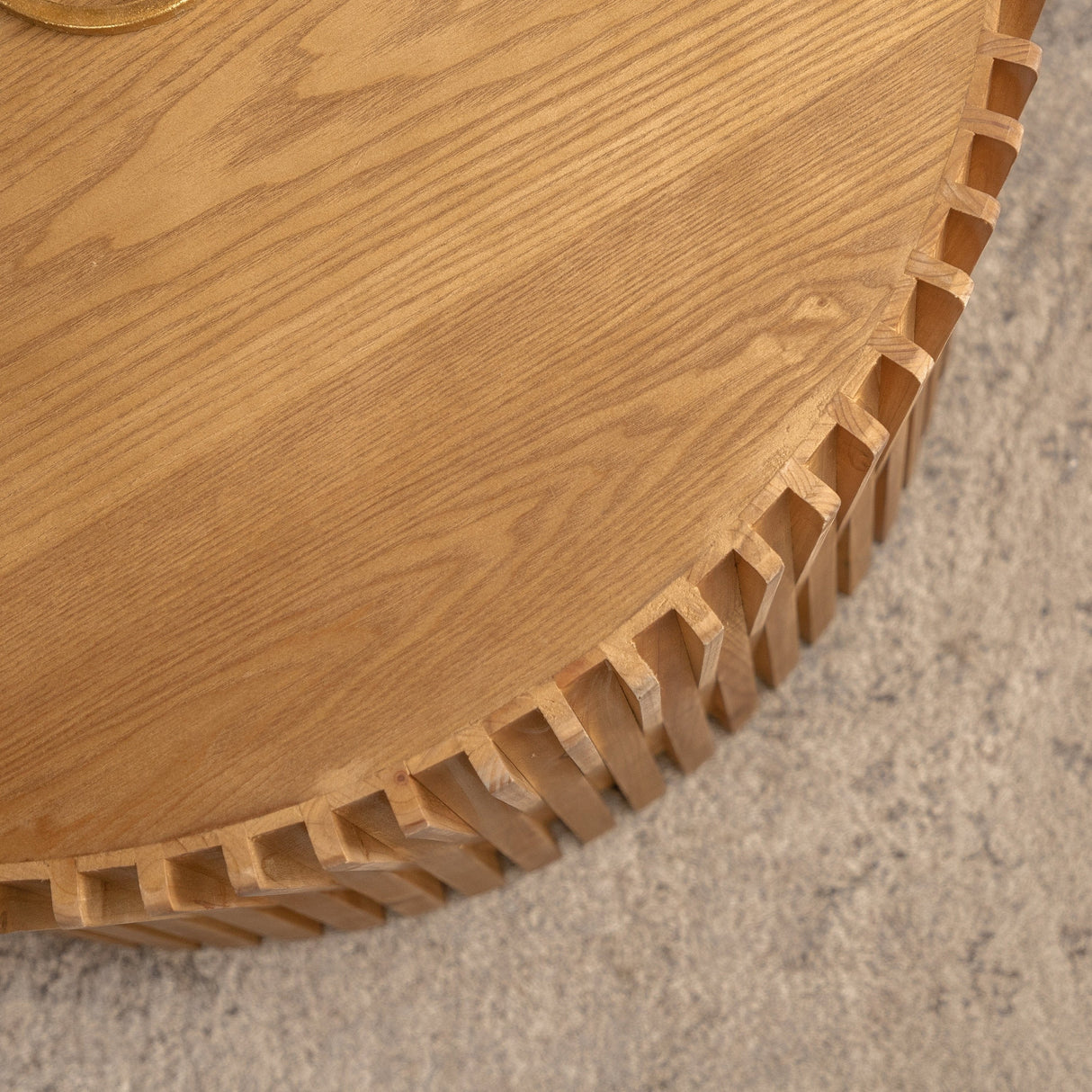 Vintage Fashion Style Cylindrical Nesting Coffee Table Set