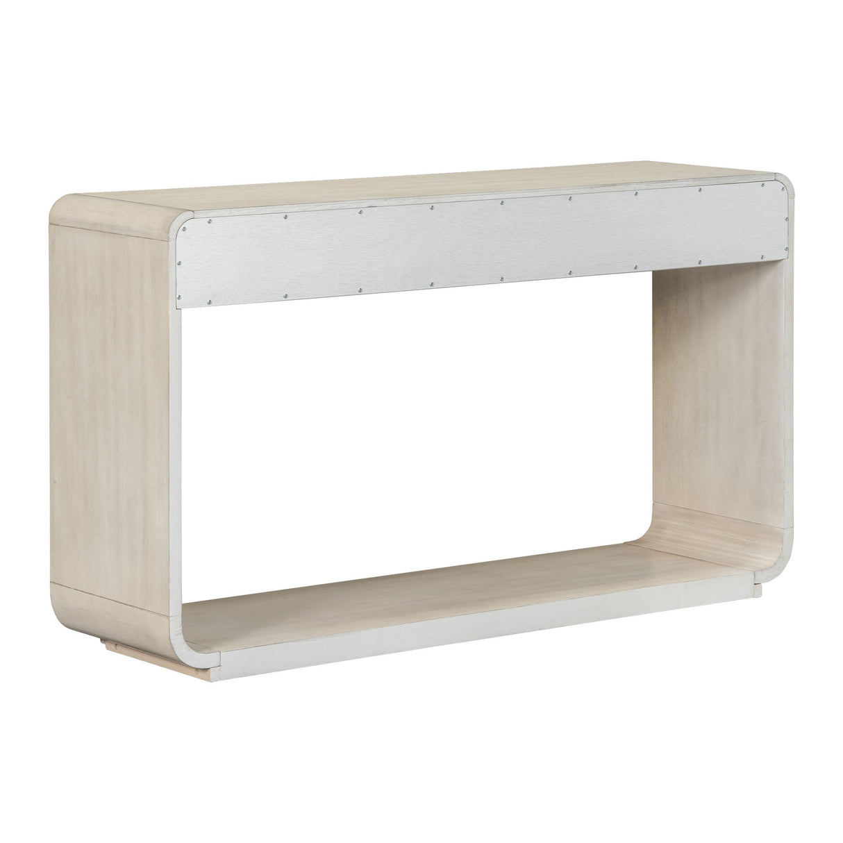 onsole Table With 3 Drawers And Display Shelf